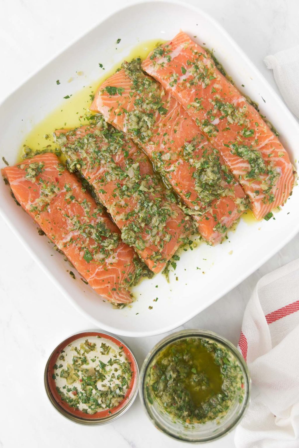 Chimichurri Salmon - Brazilian Kitchen Abroad