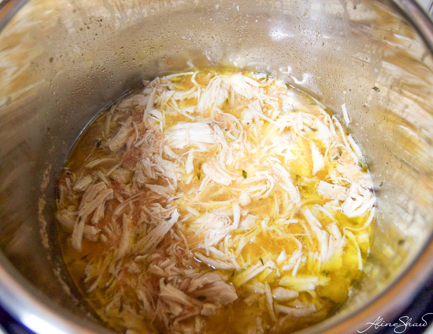 Instant pot chicken and rice soup