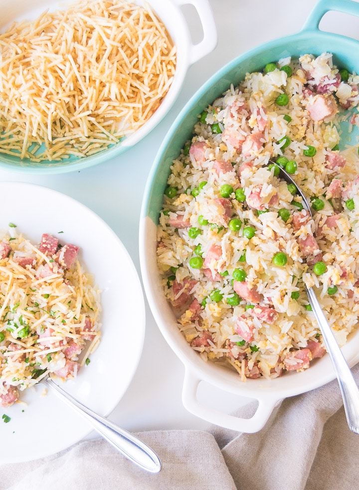 Arroz Maluco - Fried Rice with Ham and Egg