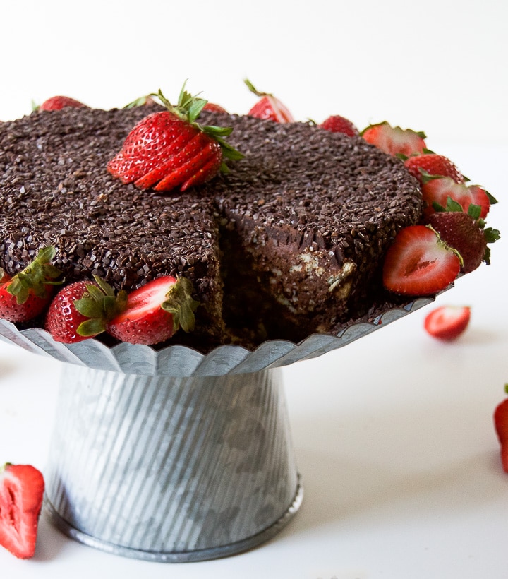 Pave de Chocolate - no bake chocolate biscuit cake recipe