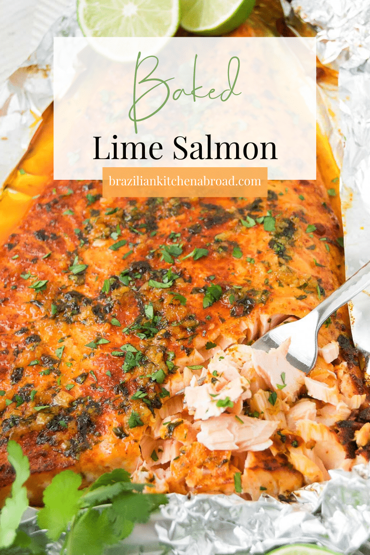 Baked Lime Salmon - Brazilian Kitchen Abroad