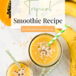 The best Tropical Smoothie Recipe (Vegan Papaya Smoothie)