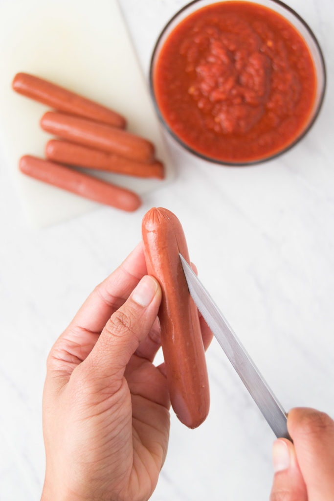 Brazilian Hot Dogs preparation steps