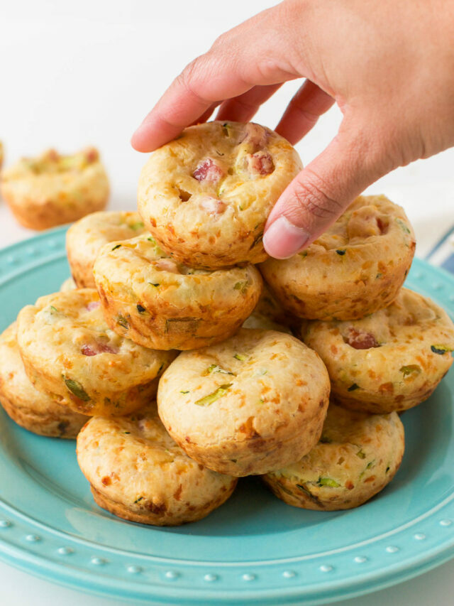 Gluten-Free Zucchini Breakfast Muffins: Chewy & Cheesy!