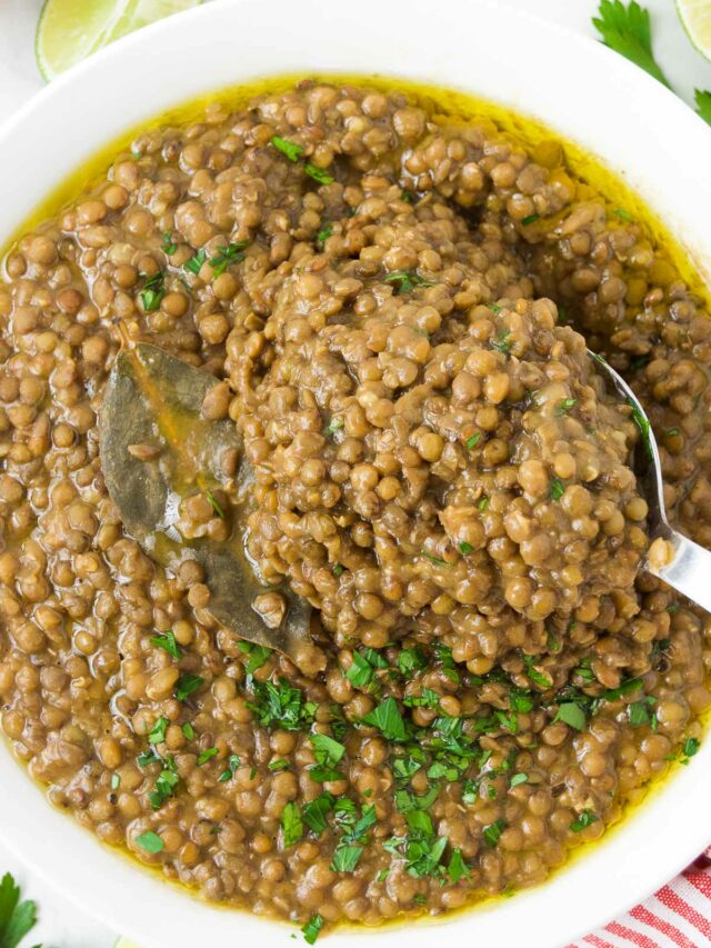 Protein-packed Instant Pot Lentils for Easy Meal Prep