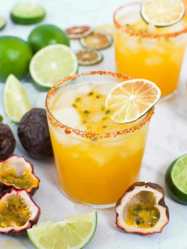 Tropical Passion Fruit Margarita: Easy Summer Cocktail Recipe!